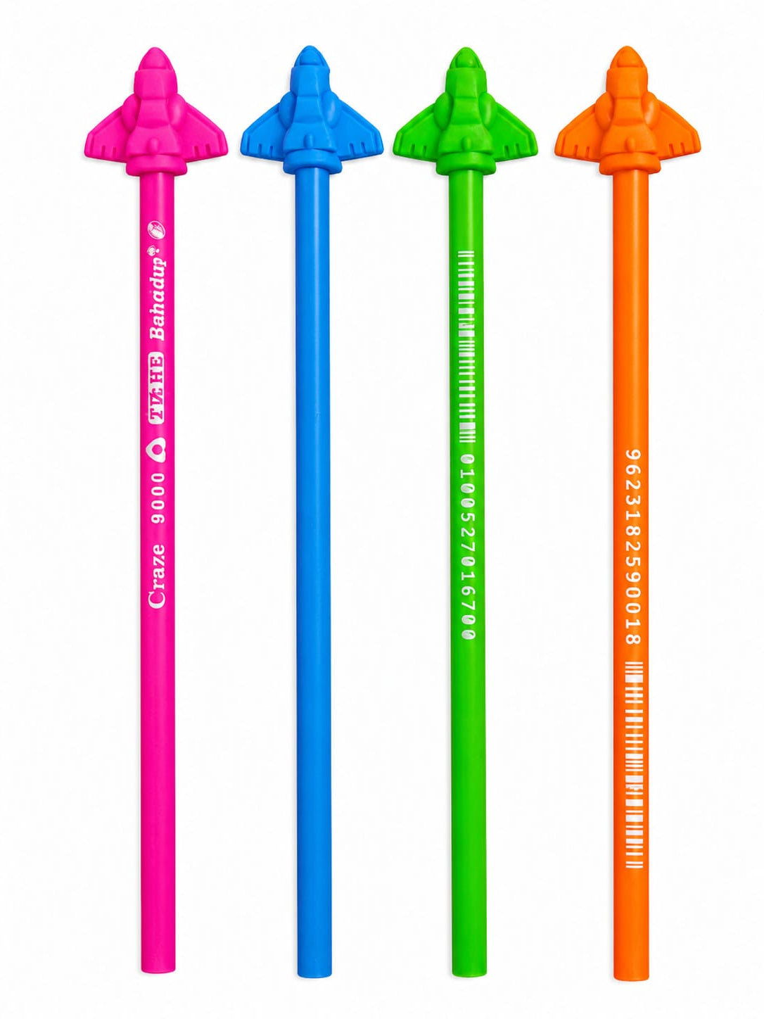Kids Rocket Pencil with Eraser – Cute Multicolor Writing Pencil for Children