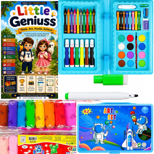 Little Geniuss & Islam Series 1 – Say No To Mobile | Kids Educational Activity & Art Kit