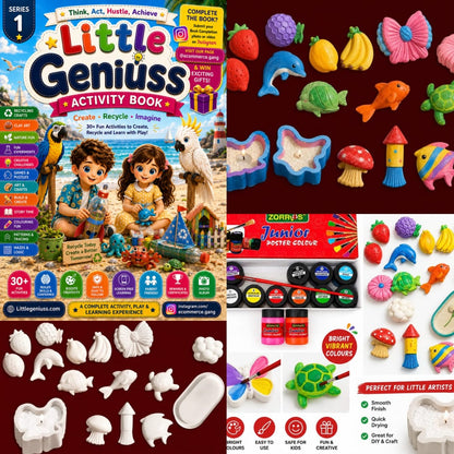 Little Geniuss Creative Activity Book Series 1