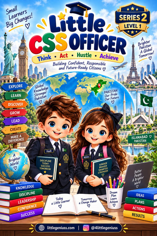 Little CSS Officer Series 1 & 2 | Little Geniuss | Kids Educational Books