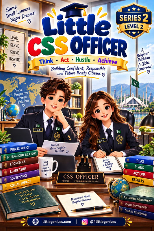 Little CSS Officer Series 1 & 2 | Little Geniuss | Kids Educational Books